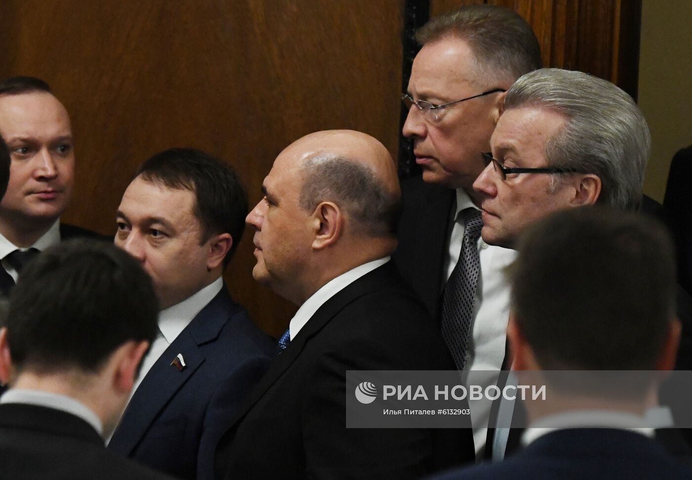 Кандидат на пост премьер-министра РФ М. Мишустин встретился с фракцией "Единая Россия" в Госдуме