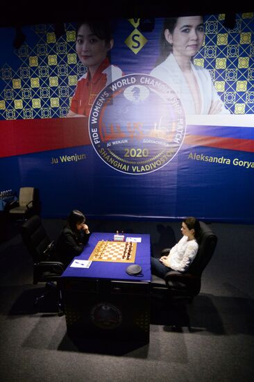 Шахматы. Первенство мира. А. Горячкина – Ц. Вэньцзюнь