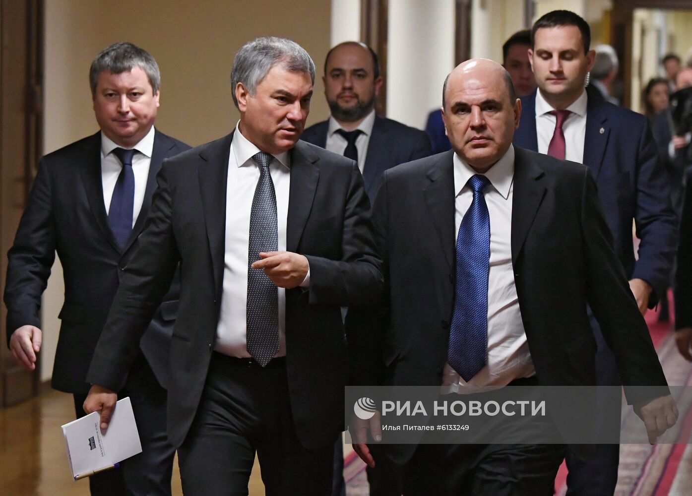 Кандидат на пост премьер-министра РФ М. Мишустин встретился с фракцией "Единая Россия" в Госдуме