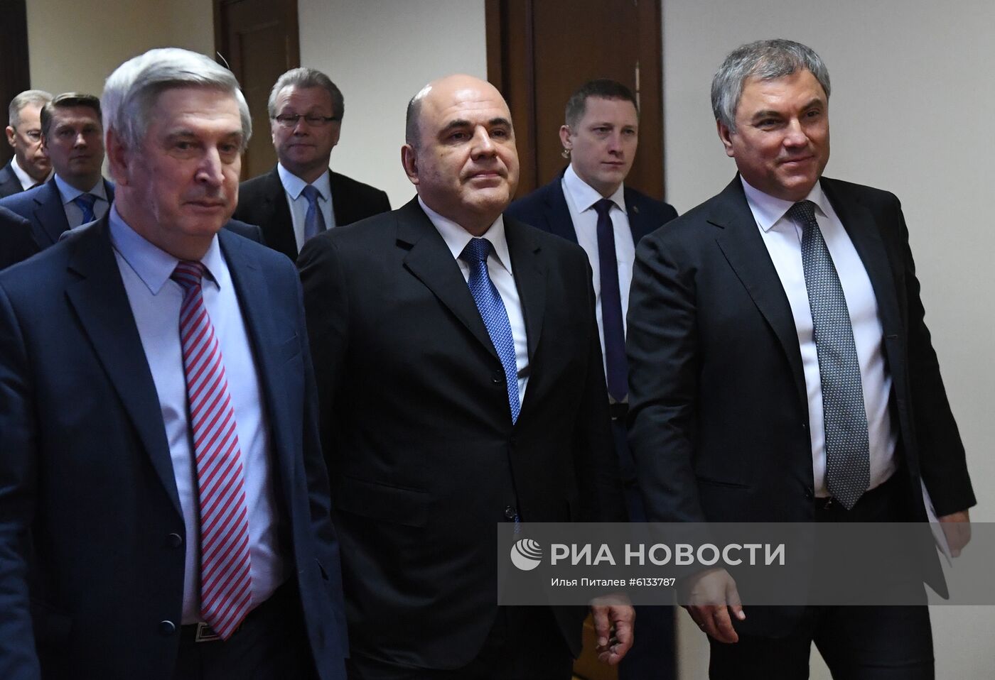 Кандидат на пост премьер-министра РФ М. Мишустин встретился с фракцией "Единая Россия" в Госдуме