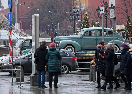 Теплая погода в Москве