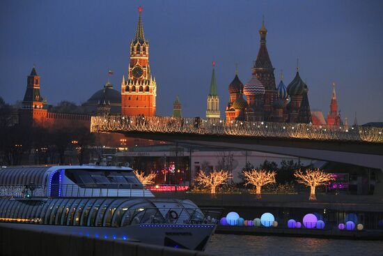 Теплая погода в Москве