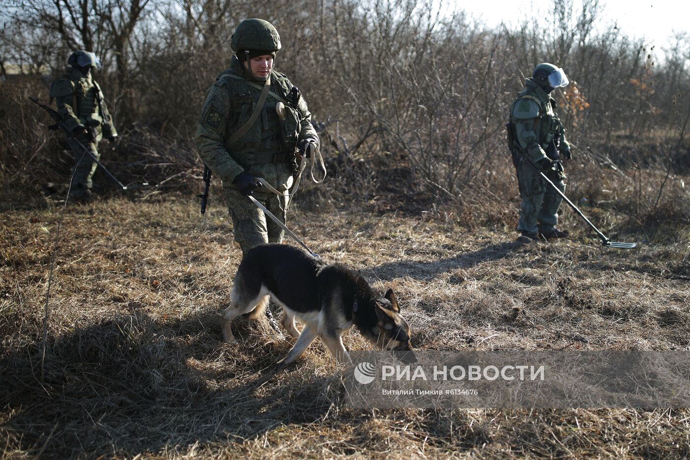 Учения инженерно-саперных войск в Краснодарском крае