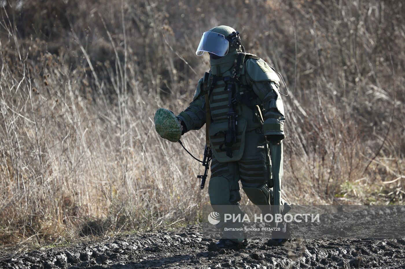Учения инженерно-саперных войск в Краснодарском крае