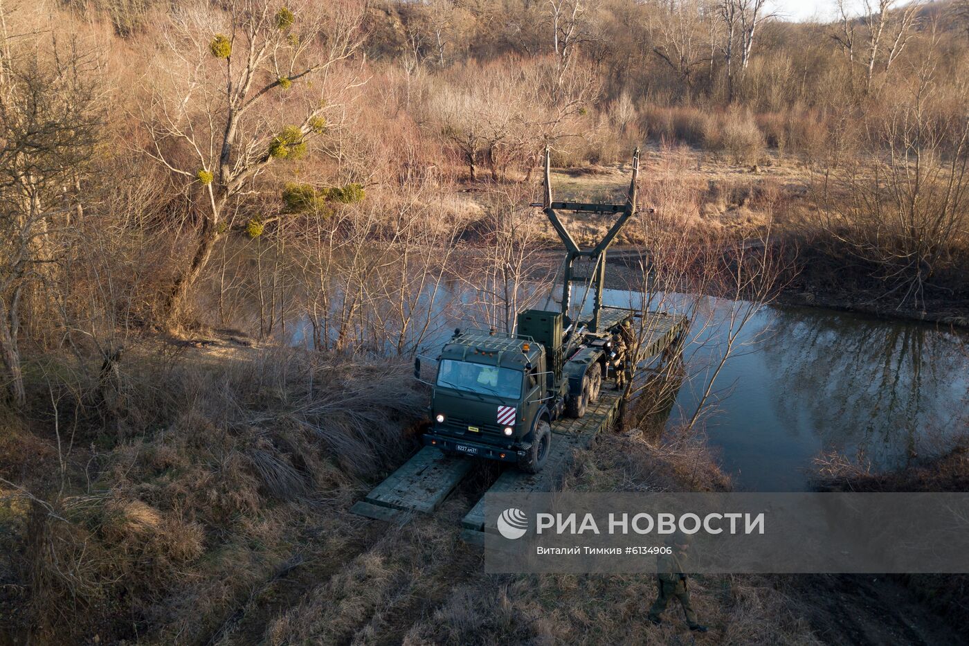 Учения инженерно-саперных войск в Краснодарском крае