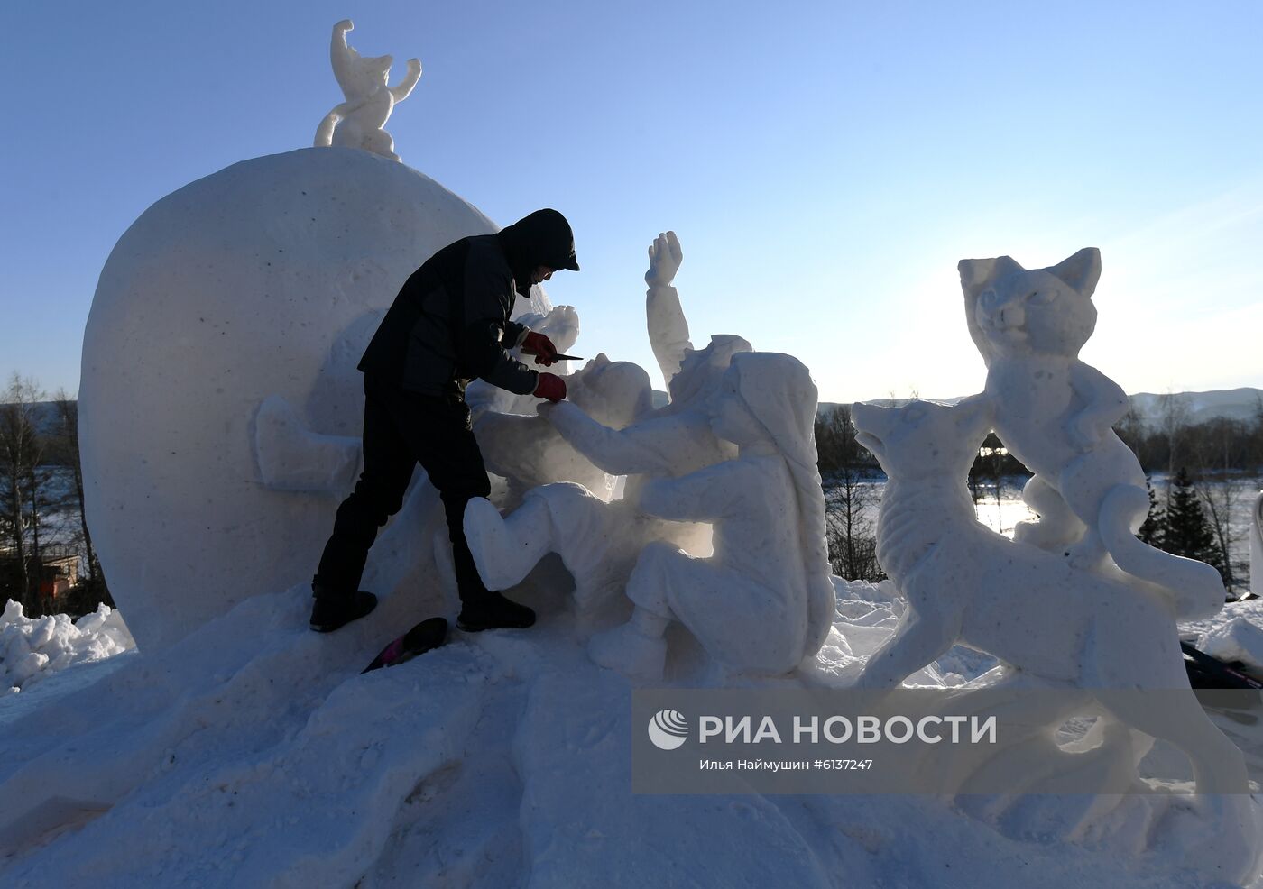 Фестиваль "Волшебный лед Сибири" в Красноярске