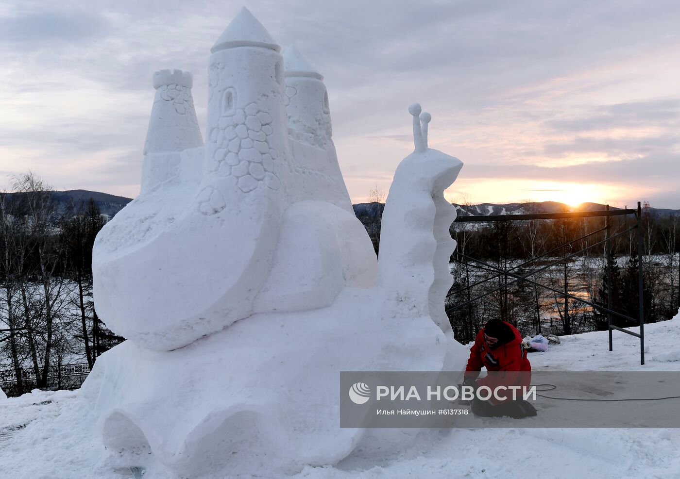 Фестиваль "Волшебный лед Сибири" в Красноярске