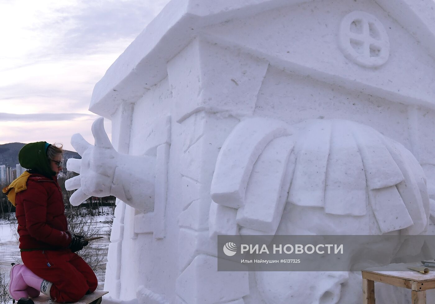 Фестиваль "Волшебный лед Сибири" в Красноярске