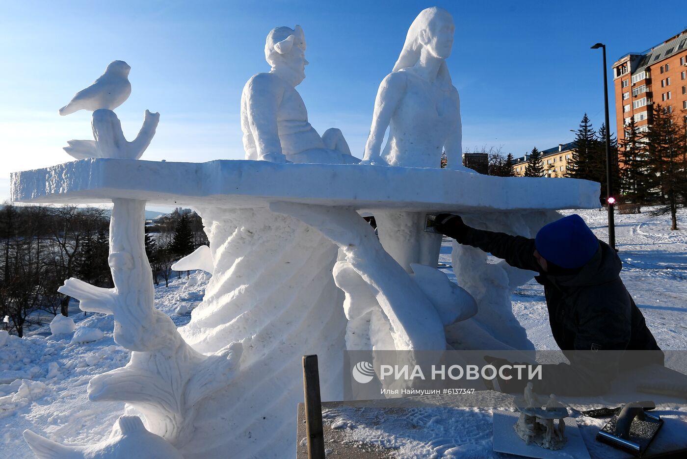 Фестиваль "Волшебный лед Сибири" в Красноярске