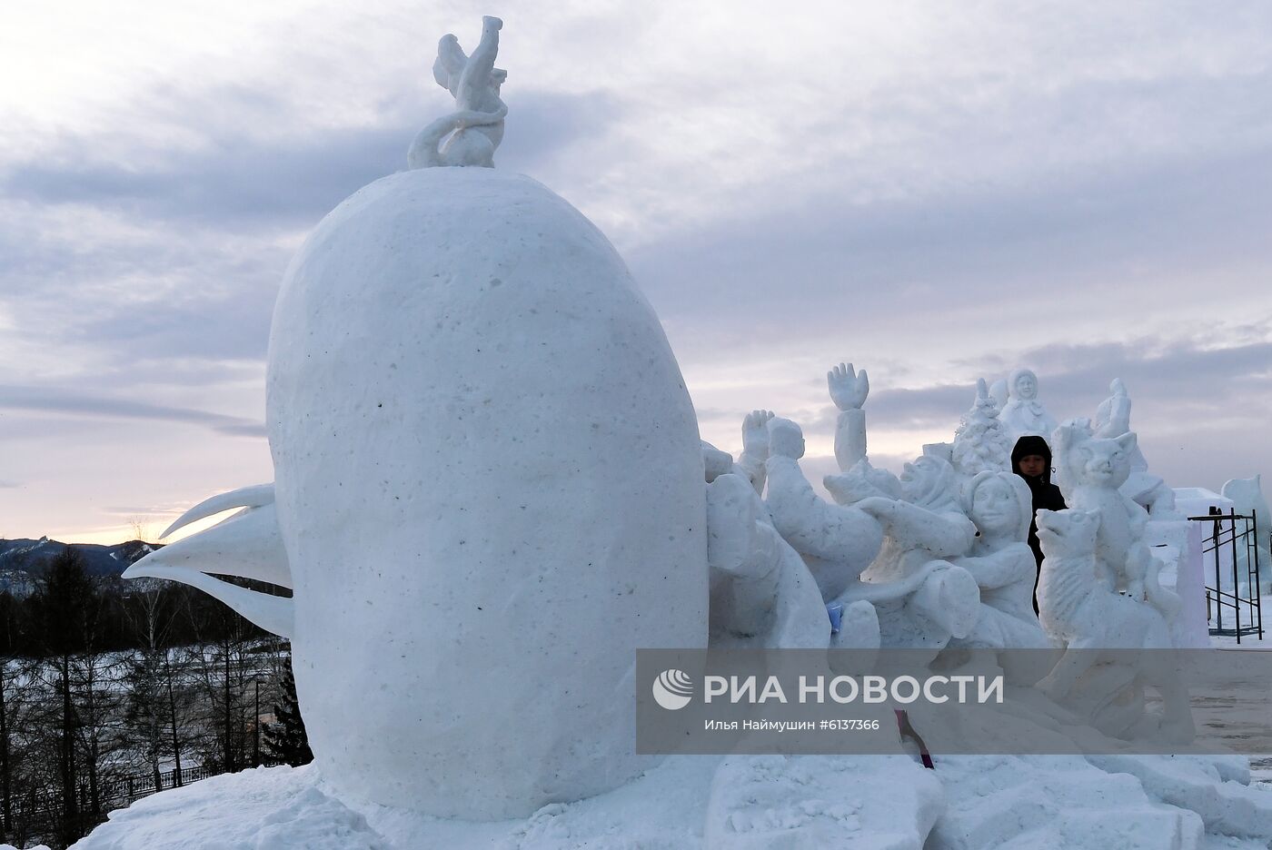 Фестиваль "Волшебный лед Сибири" в Красноярске