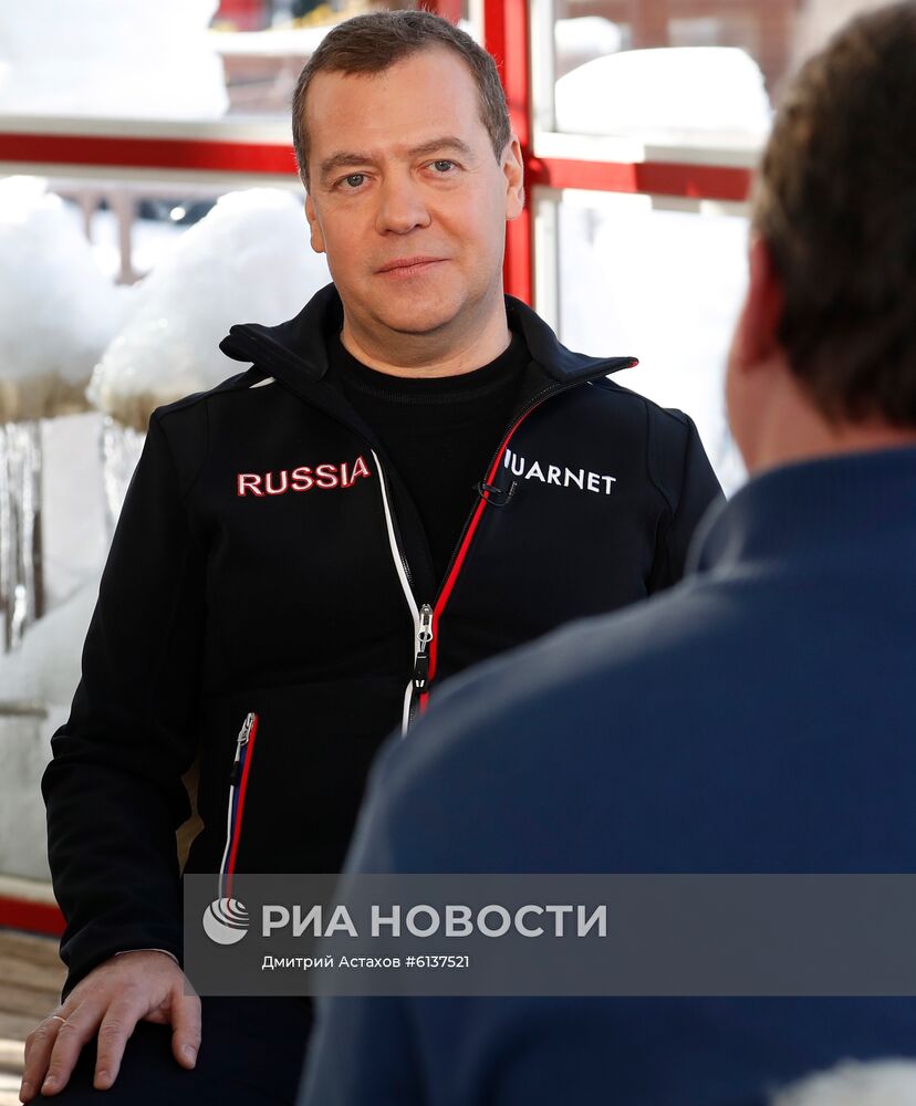 Интервью Д. Медведева "Первому каналу"