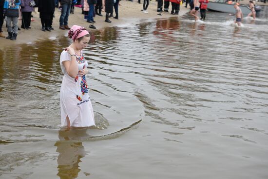 Празднование Крещения на Украине