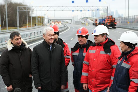 Открытие движения по южному дублеру Кутузовского проспекта