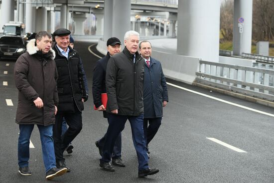 Открытие движения по южному дублеру Кутузовского проспекта