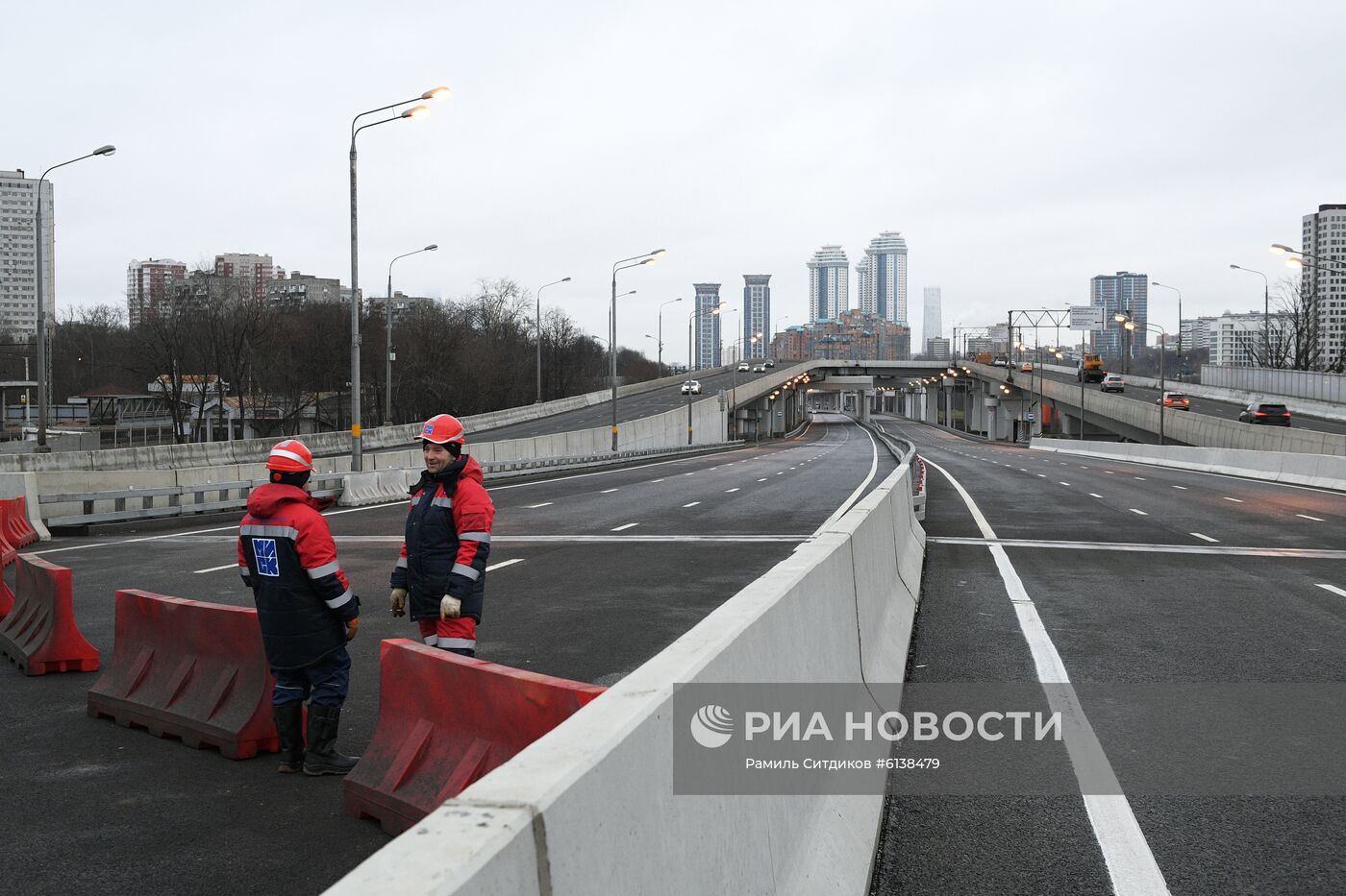 Открытие движения по южному дублеру Кутузовского проспекта