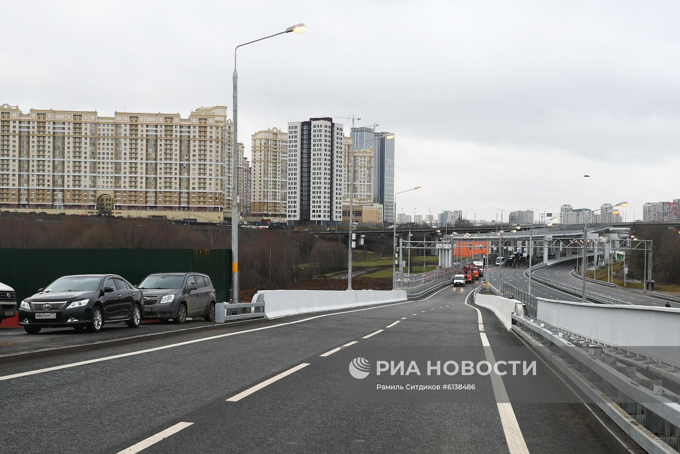 Открытие движения по южному дублеру Кутузовского проспекта