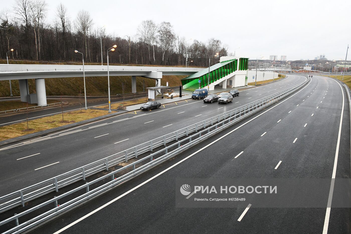 Открытие движения по южному дублеру Кутузовского проспекта