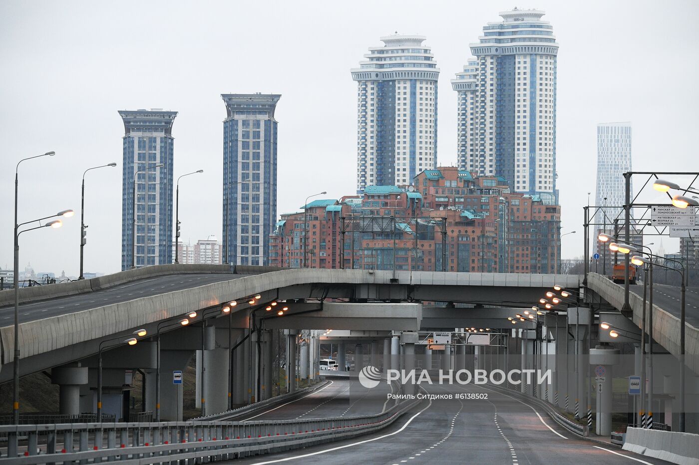 Открытие движения по южному дублеру Кутузовского проспекта