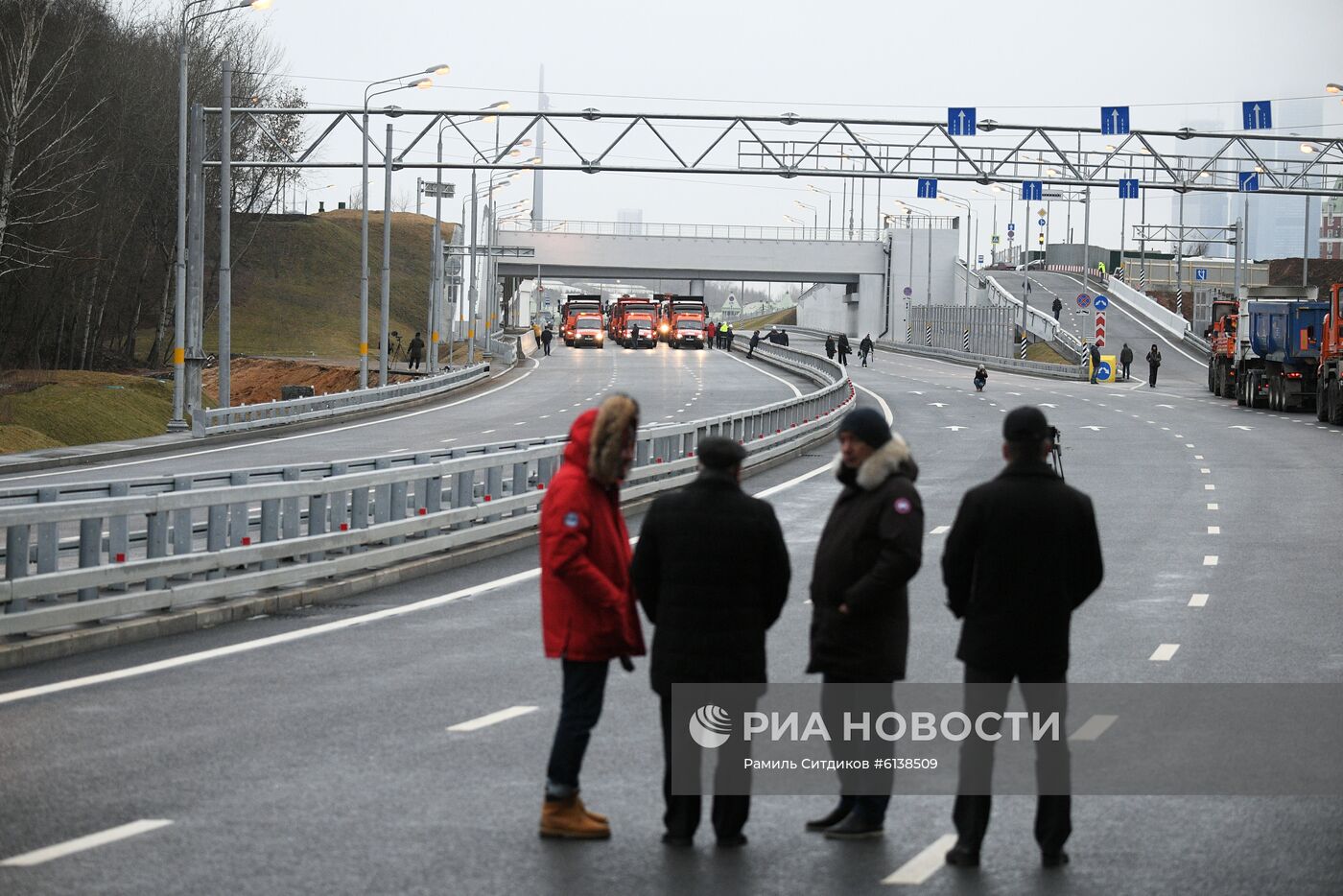 Открытие движения по южному дублеру Кутузовского проспекта