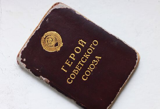 Ветеран Великой Отечественной войны С.М. Крамаренко