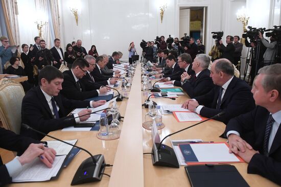 Заседание Совета глав субъектов РФ при МИД России 