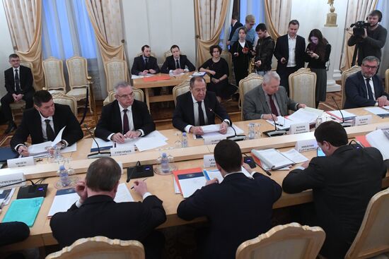 Заседание Совета глав субъектов РФ при МИД России 