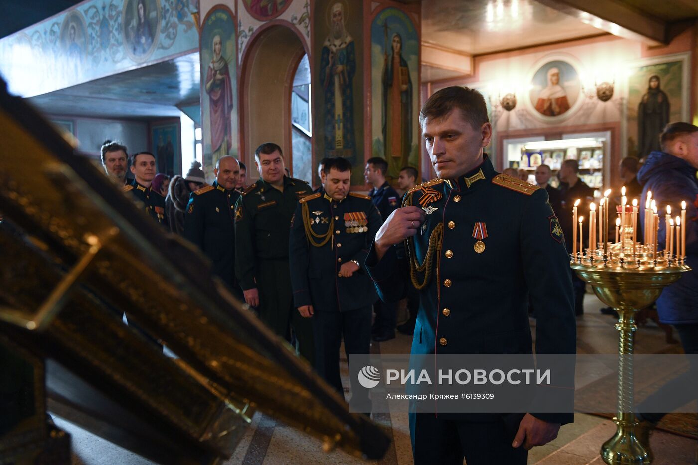 Главную икону Сухопутных войск доставили в Новосибирск