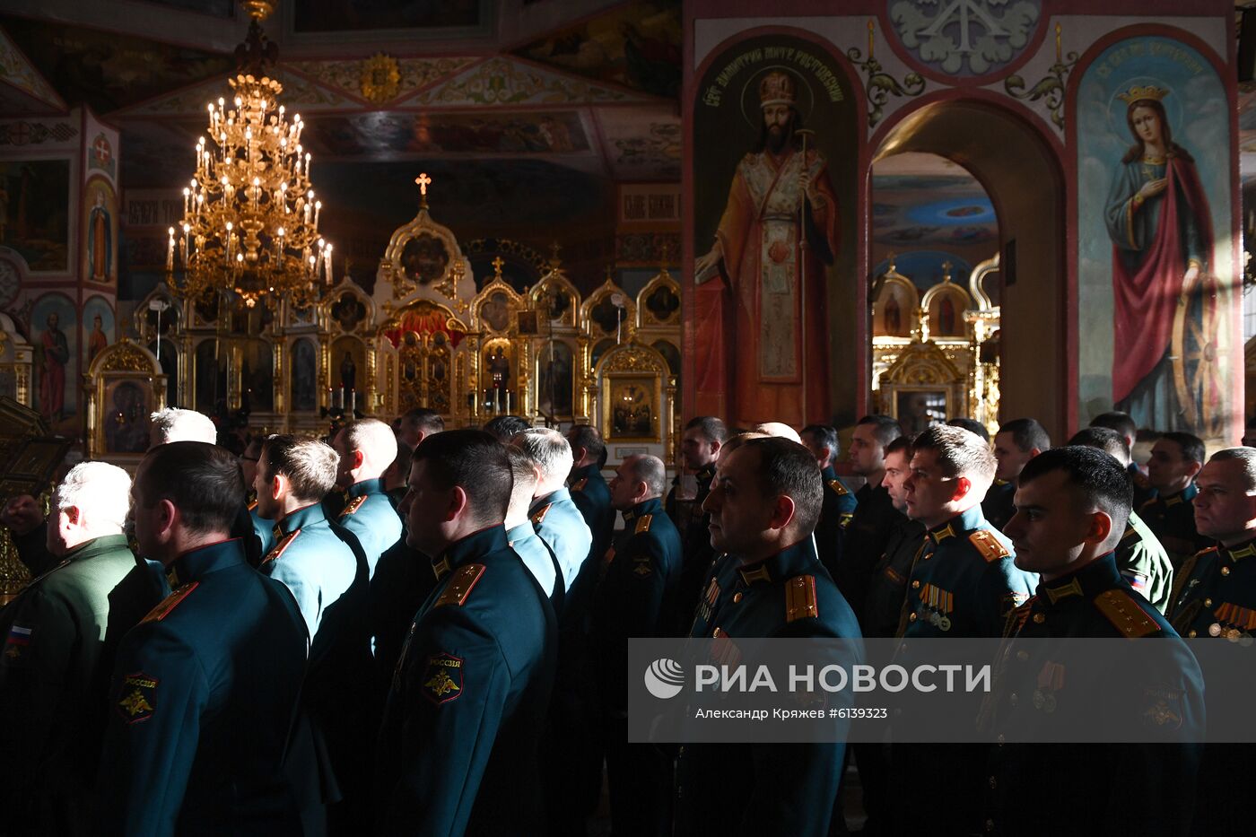 Главную икону Сухопутных войск доставили в Новосибирск