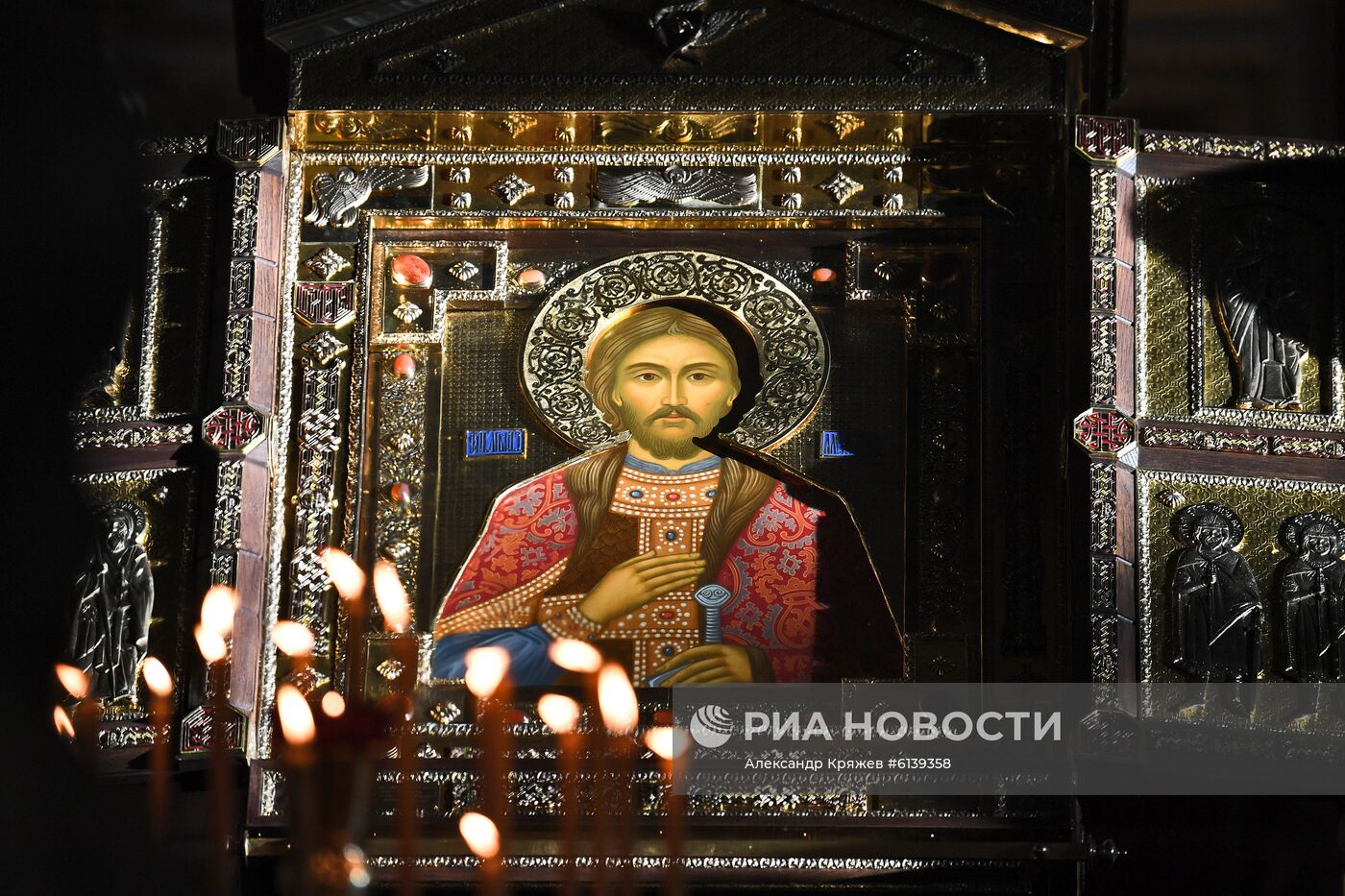 Главную икону Сухопутных войск доставили в Новосибирск