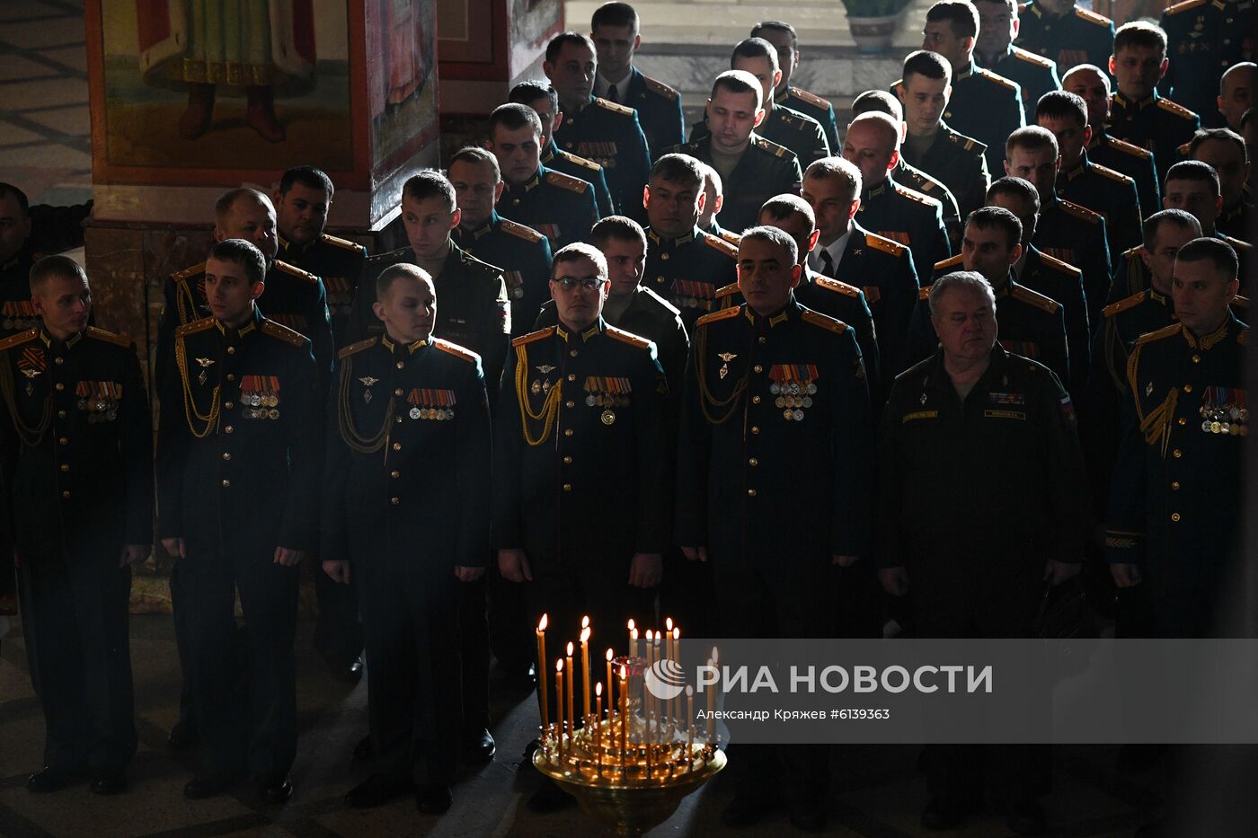 Главную икону Сухопутных войск доставили в Новосибирск