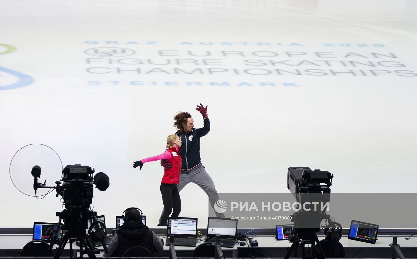Фигурное катание. Чемпионат Европы. Тренировки