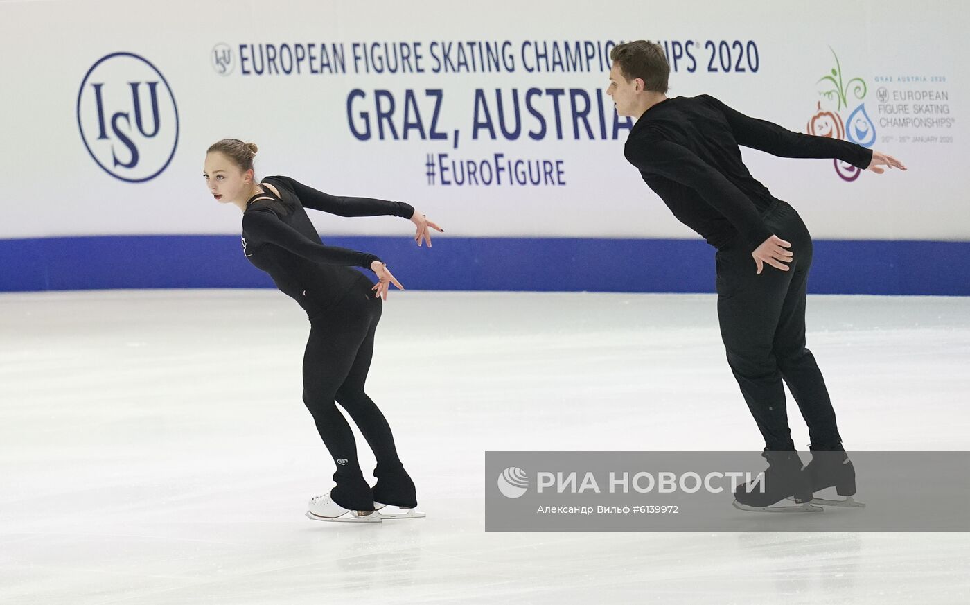 Фигурное катание. Чемпионат Европы. Тренировки