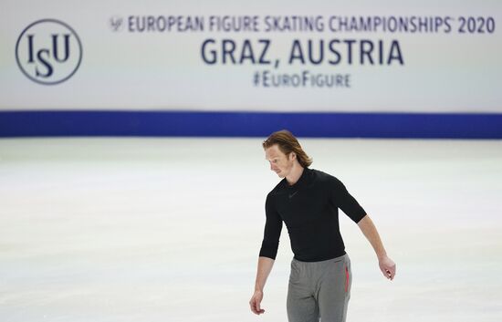 Фигурное катание. Чемпионат Европы. Тренировки