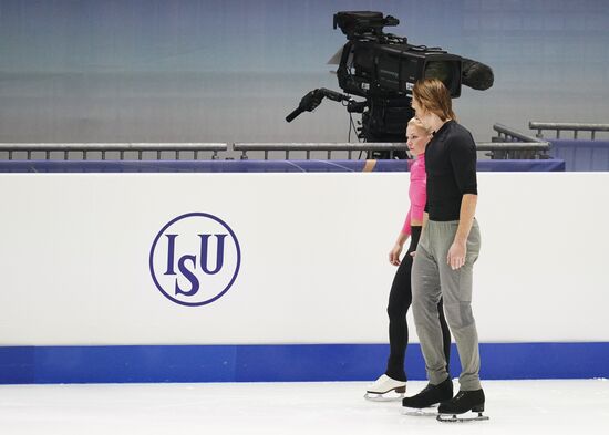 Фигурное катание. Чемпионат Европы. Тренировки