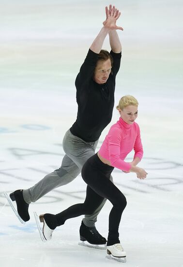 Фигурное катание. Чемпионат Европы. Тренировки