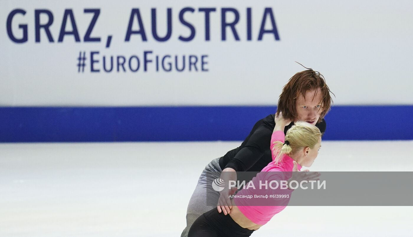 Фигурное катание. Чемпионат Европы. Тренировки