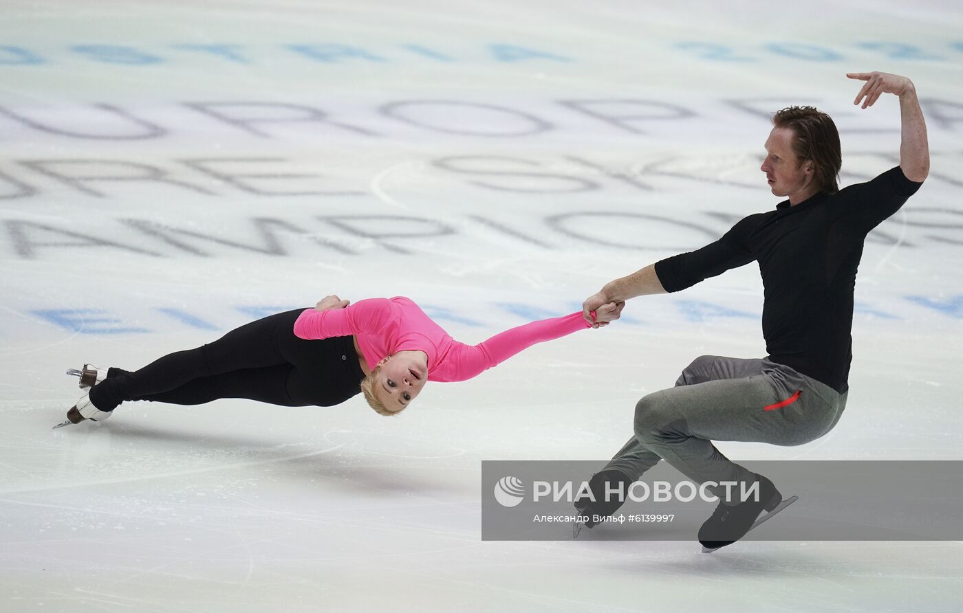 Фигурное катание. Чемпионат Европы. Тренировки