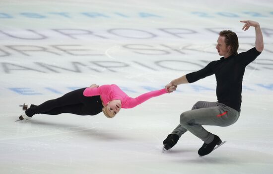 Фигурное катание. Чемпионат Европы. Тренировки