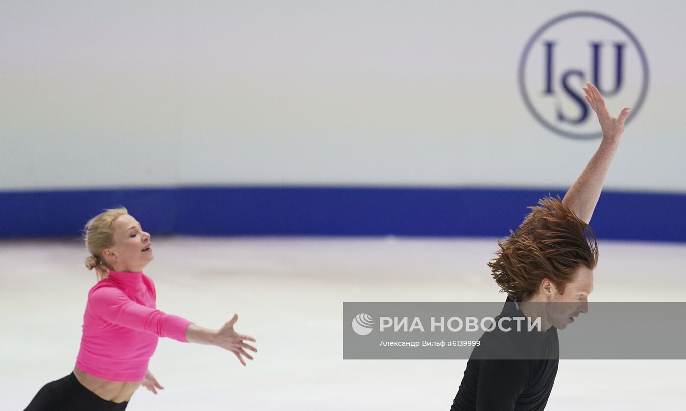 Фигурное катание. Чемпионат Европы. Тренировки