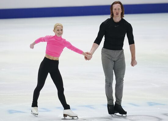 Фигурное катание. Чемпионат Европы. Тренировки