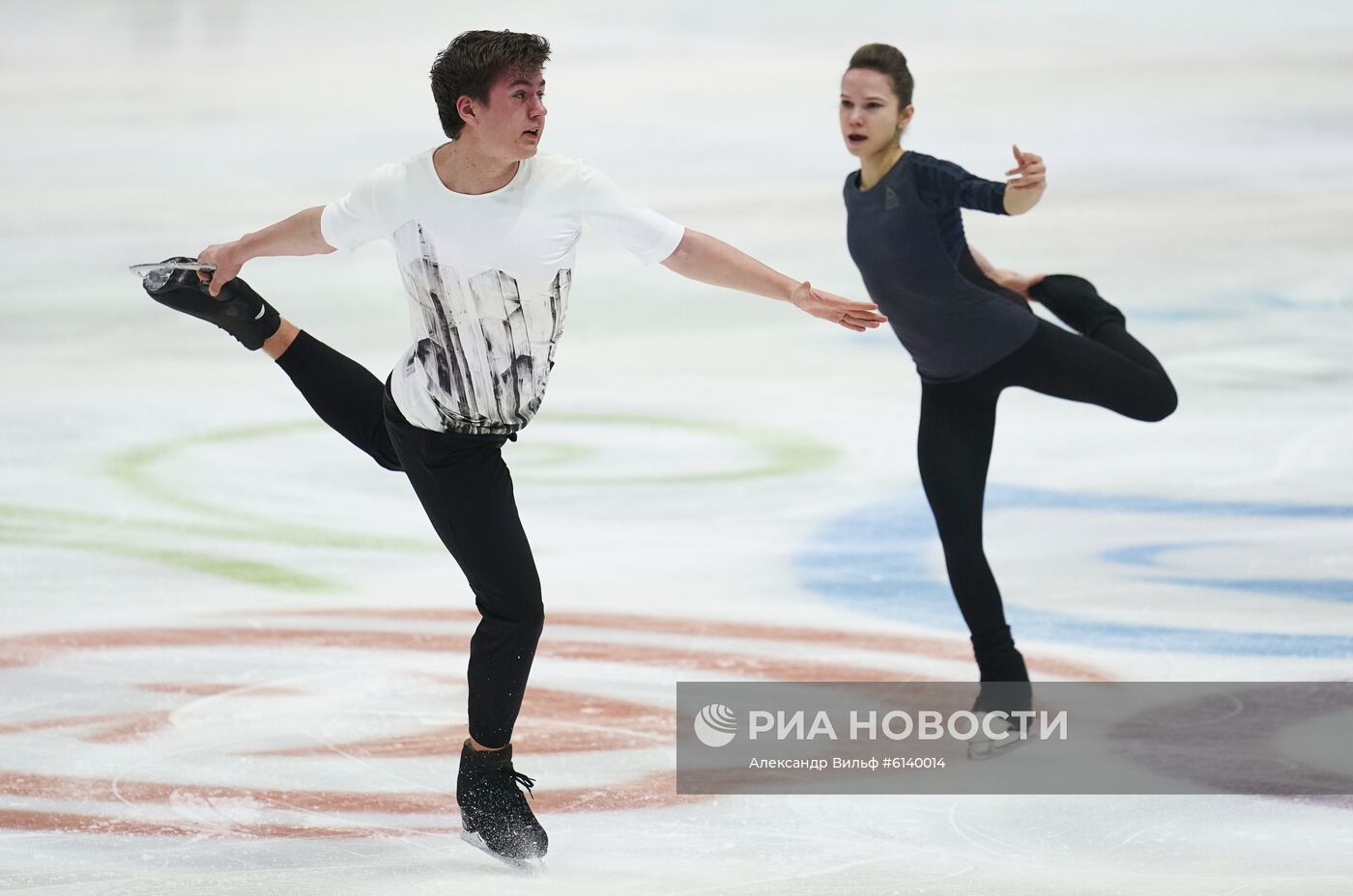 Фигурное катание. Чемпионат Европы. Тренировки