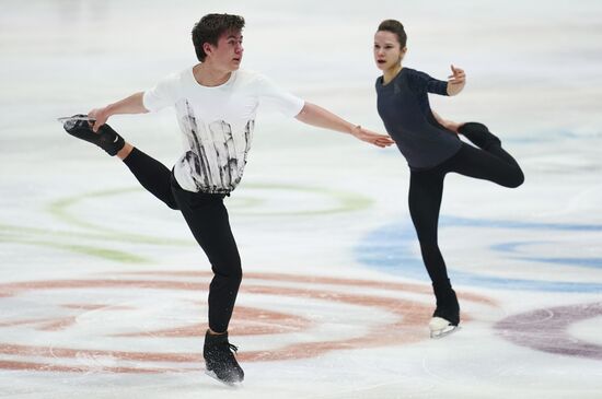 Фигурное катание. Чемпионат Европы. Тренировки