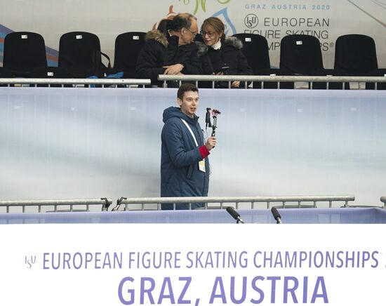 Фигурное катание. Чемпионат Европы. Тренировки