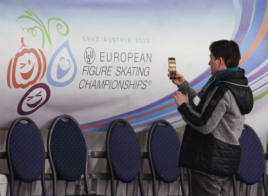 Фигурное катание. Чемпионат Европы. Тренировки