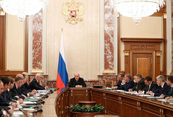 Премьер-министр М. Мишустин провел заседание правительства РФ