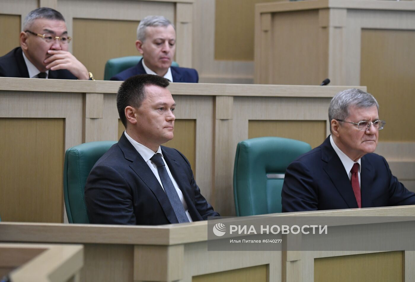 Заседание Совета Федерации РФ, открывающее весеннюю сессию