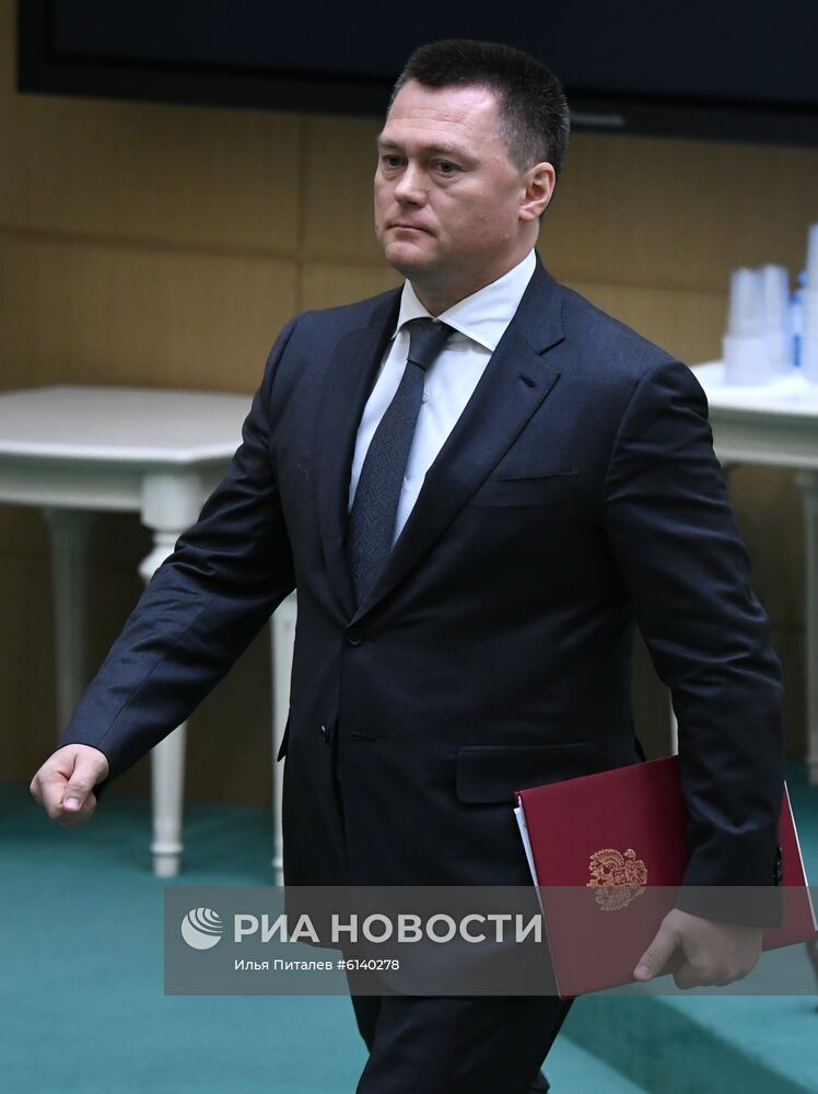 Заседание Совета Федерации РФ, открывающее весеннюю сессию