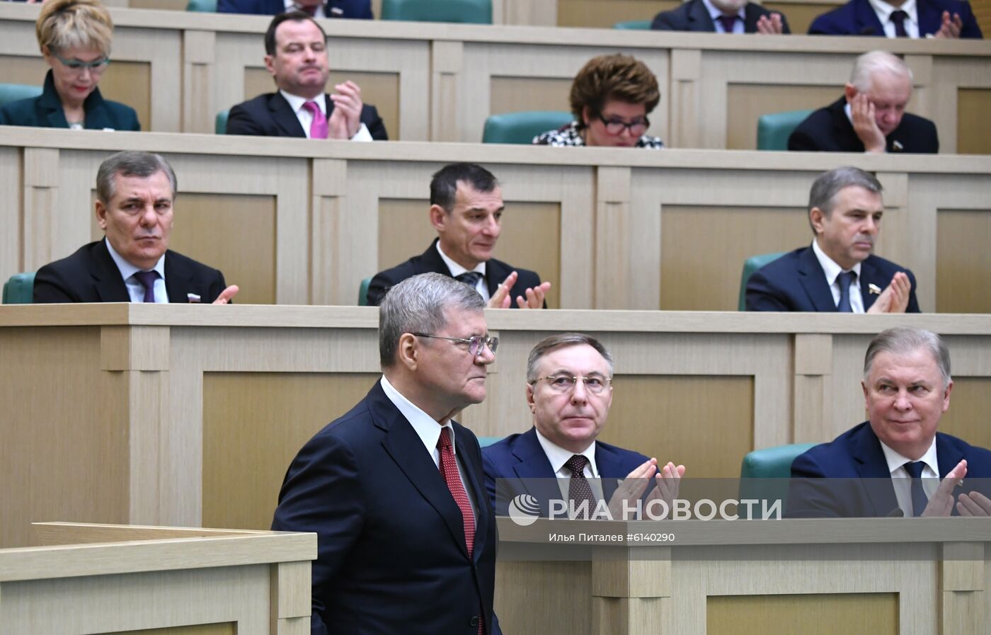 Заседание Совета Федерации РФ, открывающее весеннюю сессию