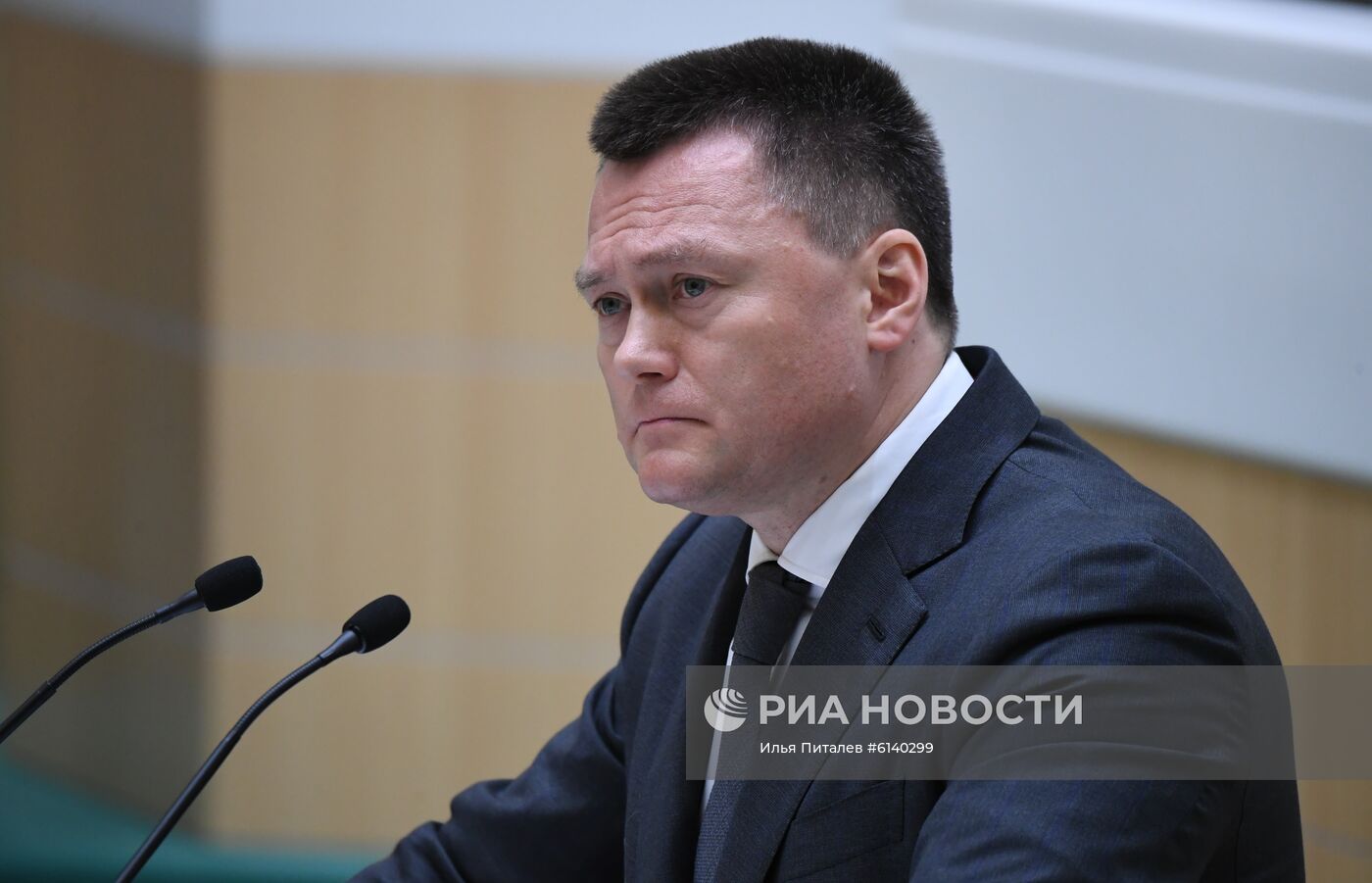 Заседание Совета Федерации РФ, открывающее весеннюю сессию