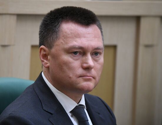 Заседание Совета Федерации РФ, открывающее весеннюю сессию 